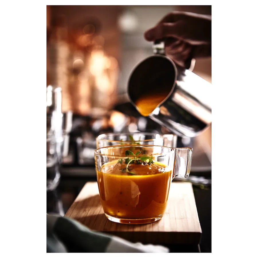 STELNA Mug, clear glass 23 cl