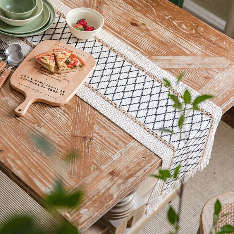 KÜTILAPAM jute table runner, 140x30cm