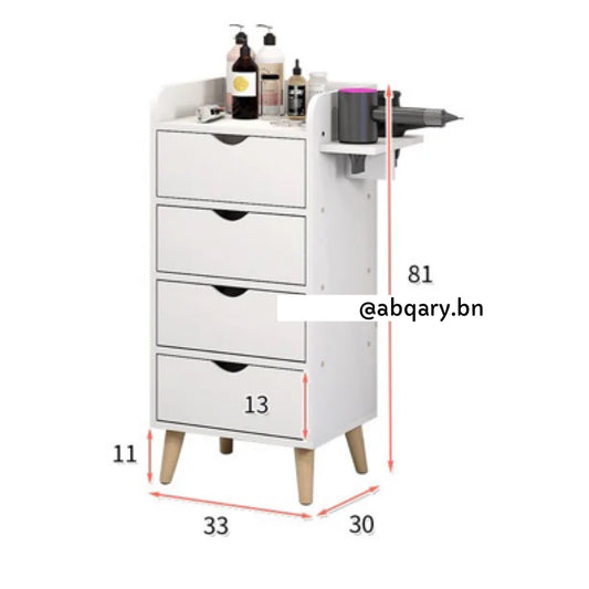 PRIDĒ multi functional cabinet/4 drawers 81x33x30cm