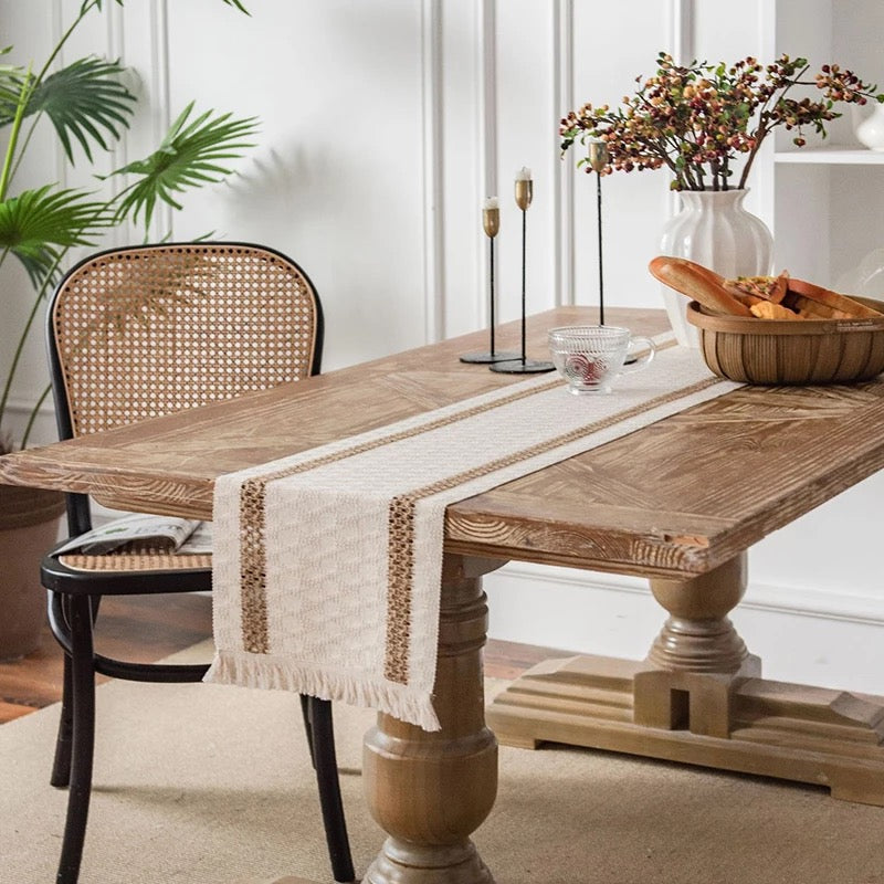 KÜTILAPAM jute table runner, 140x30cm