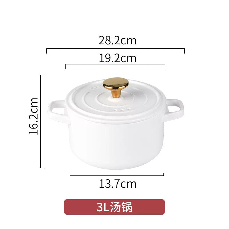SRÍMUKÄ Japanese Ceramic Casserole