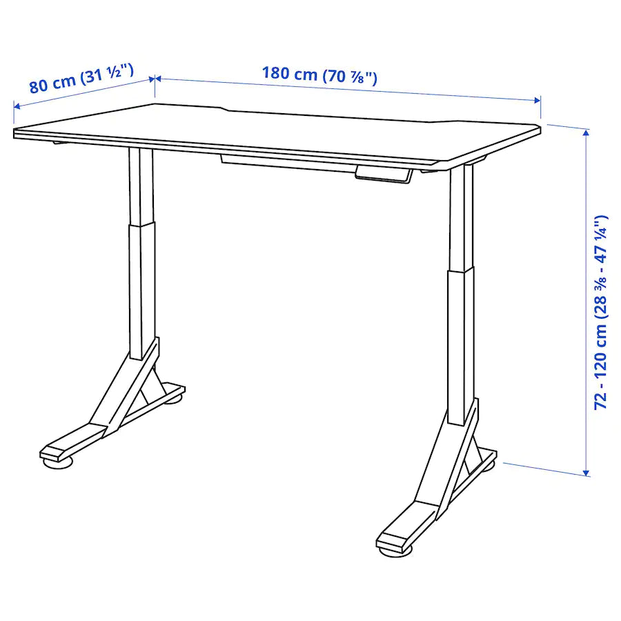 [pre-order] IKEA UPPSPEL Gaming desk, black