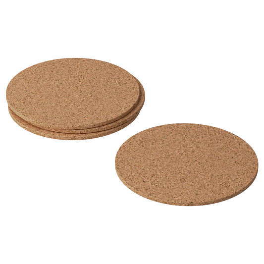 AVSKILD Coaster, cork, 10 cm