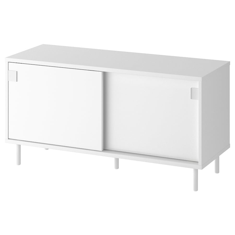 [pre-order] IKEA MACKAPÄR Bench with storage compartments, white, 100x51 cm