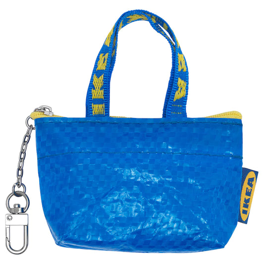 KNÖLIG Bag, small blue, 9x7 cm