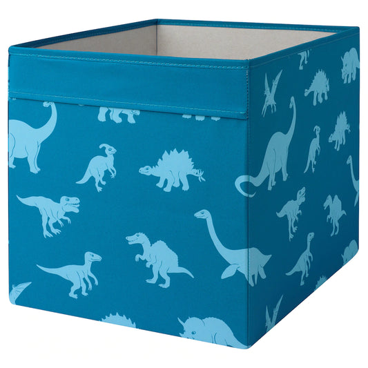 JÄTTELIK Box, patterned, 33x38x33 cm