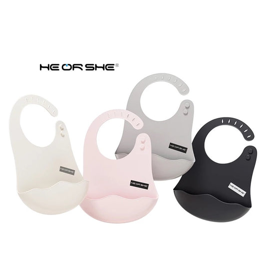 HE OR SHE Silicone Food Grade bib